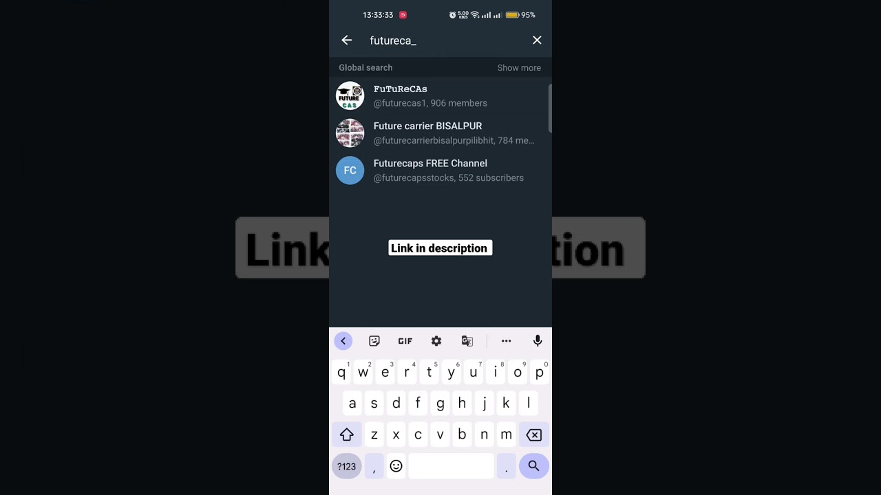 Telegram channel for ca foundation students