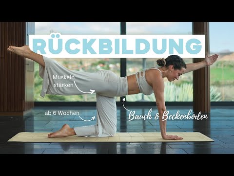 20 MIN Rückbildung Training ab Woche 6 nach Geburt: Mehr Kraft für Bauch & Beckenboden