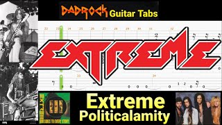 Politicalamity - Extreme - Guitar + Bass TABS Lesson