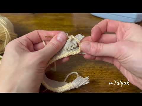 Pinali heegeldamine. Crocheting a pinal. Pinalin virkkaaminen. Вяжем пинал крючком.