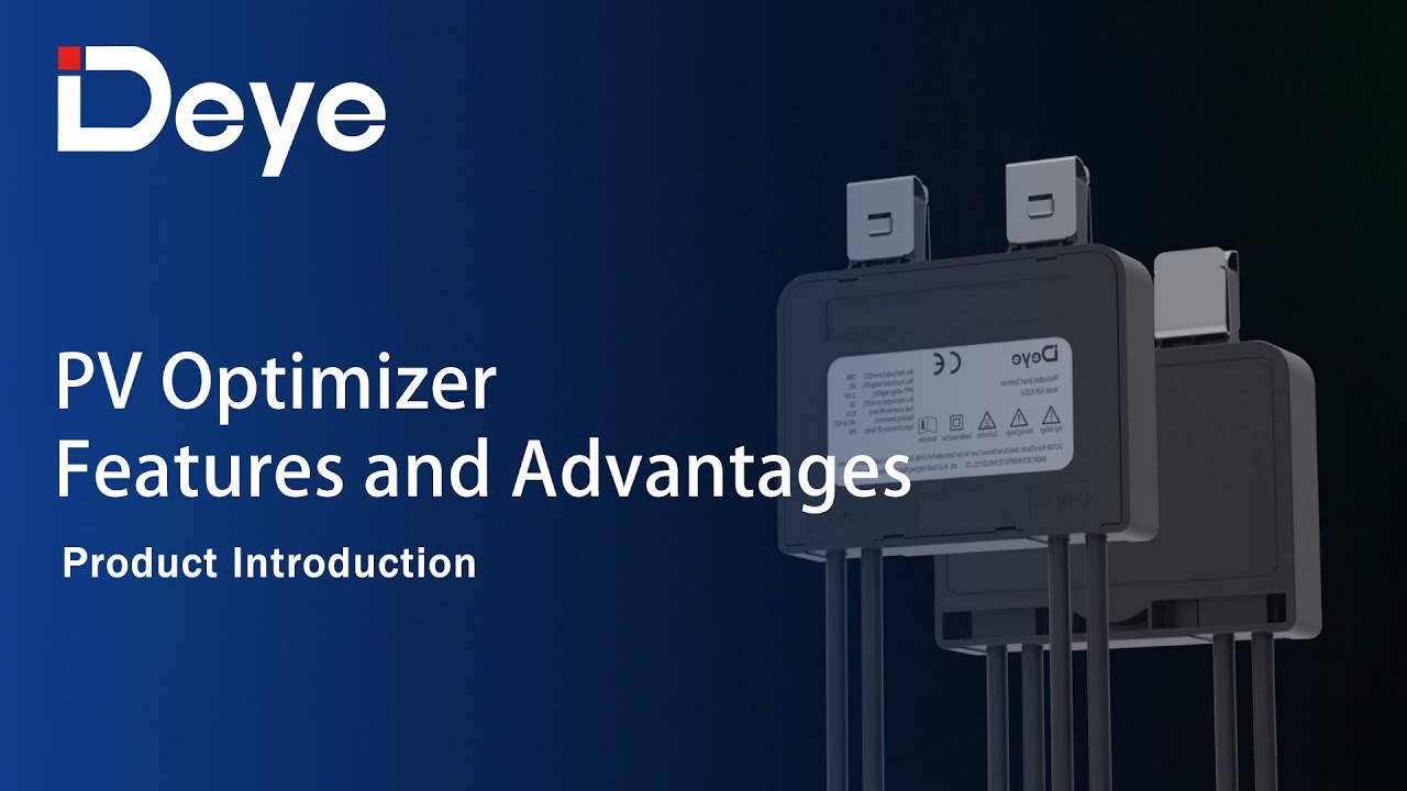 Deye PV Optimizer Introduction