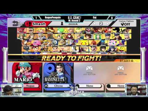 RoguePenguin (Mario) Vs. Saj (Bayonetta) [WR2] - Submerged Smash Weekly #5