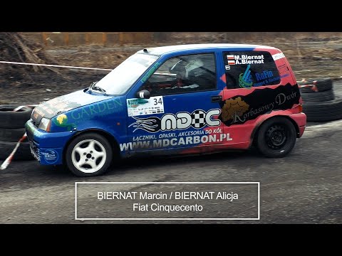 BIERNAT Marcin / BIERNAT Alicja - Fiat Cinquecento | 1 runda Rally Park Cup 2021