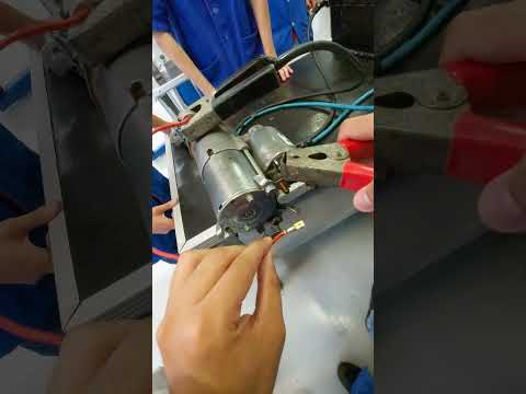 Teste motor de partida - Atração, retenção e retorno #automotivo #oficina #eletricaautomotiva