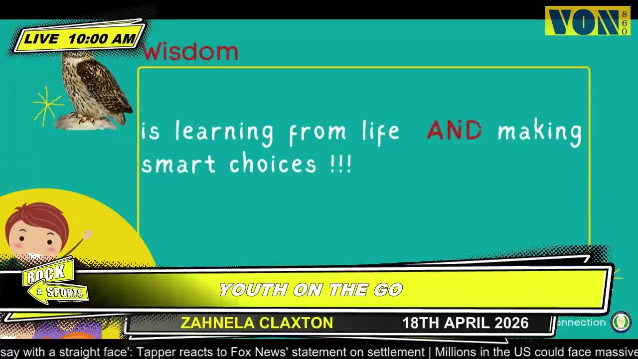 YOUTH ON THE GO WITH ZAHNELA CLAXTON