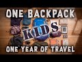 How To Pack Carry On Only For Kids One Year Of Travel