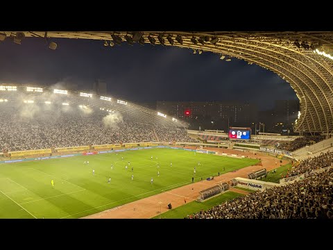TORCIDA vs. BAD BLUE BOYS at Poljud in Split: Hajduk Split - Dinamo Zagreb 1:1
