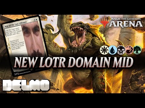New Domain with Lord of the Rings - Historic - Maffi with the Mustache Decks - Delmo MTG Arena
