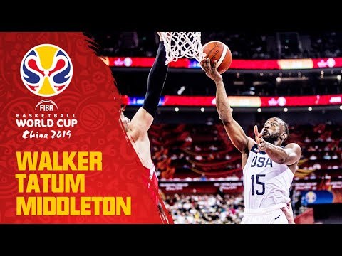 US boys Walker, Tatum & Middleton combined for 40PTS vs. Turkey!