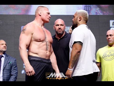 UFC 200 Weigh-Ins: Brock Lesnar vs. Mark Hunt Staredown