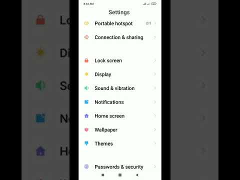 redmi note 7 Pro settings home screen settings