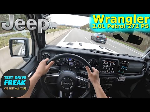 2021 Jeep Wrangler Unlimited 80th Anniversary 2.0 T-GDI 272 PS TOP SPEED AUTOBAHN DRIVE POV