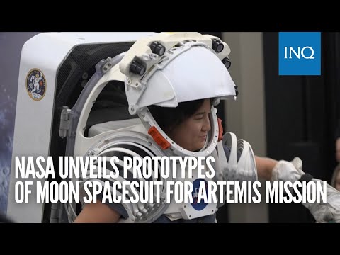 NASA unveils prototypes of moon spacesuit for Artemis mission