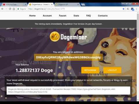 DOGEMINER E DOGE UP CONTINUAM PAGANDO