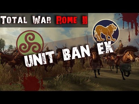 Let The Tournament Begin! | Unit Ban EX R1G1 | Total War Rome II Tournament
