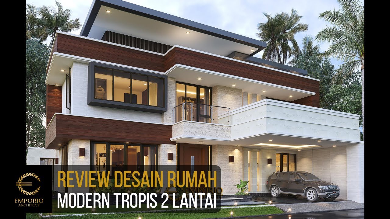 Video 3D Mr. Arifin Modern House 2 Floors Design 