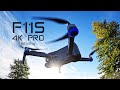 Квадрокоптер SJRC F11S 4K Pro - дрон з 4K камерою, EIS, FPV, GPS, БК мотори, до 3000м, 28 хвилин в кейсі