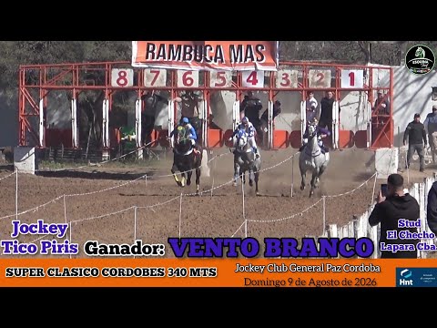 VENTO BRANCO (La Para Cordoba) Jockey Club General Paz Cordoba - 09-07-2026