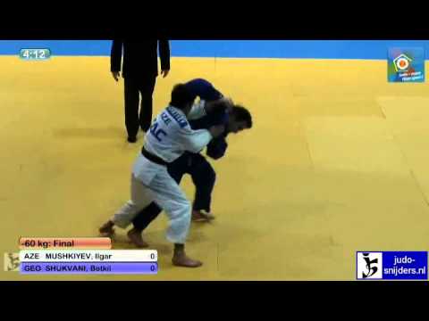 Ilgar Mushkiyev (AZE) - Betkil Shukvani (GEO) [-60kg] final