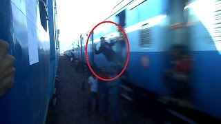 HE TRIED TO SNATCH MY CAMERA !! INDIAN RAILWAYS HIGHSPEED CROSSING Ft. KONKAN RAILWAY | TRAIN STUNTS