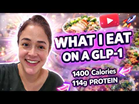 NEW High Protein 💪 High Fiber Meals on GLP1 💉 Easy & Under 1400 Calories