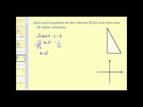 Solving Trigonometric Equations I