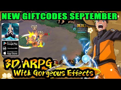 Ninjutsu Kaisen New Giftcodes September - ARPG Naruto Android iOS
