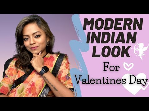 MODERN INDIAN LOOK FOR V DAY 2022 | Mermaid Bidisha