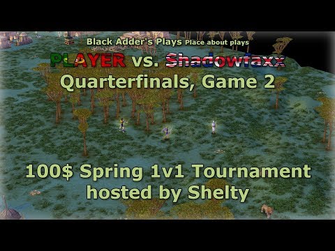 Shelty's Spring Tournament, QF - PLAYER vs. Shadowfaxx, Game 2 - Age of Mythology: The Titans
