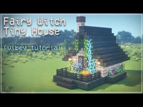 Minecraft: Fairy Witch Tiny House 🍄🌿✨ Fairytale Cottagecore Magical Fairytail 🦊🌿 Kelpie The Fox