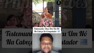 ✅​Deus Deu Um Nó Na Cabeça Do Computador😭​Testemunho Forte Da Miss. Aparecida Borges✔️​ #shorts #fe