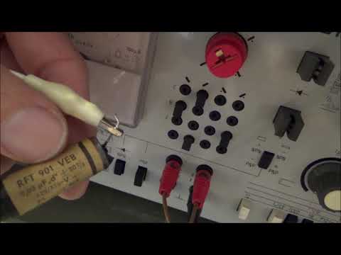 Leckströme von Ölpapierkondensatoren in Röhrenradios, Röhrenfernsehgeräte...