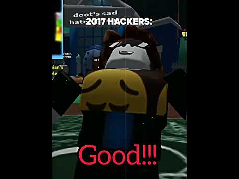 Hackers NOW vs THEN 💀 #roblox #fyp #hacker #foryou