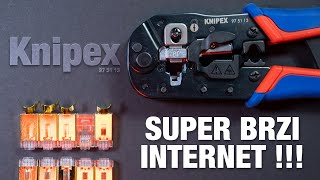 Kliešte lisovacie (krimpovacie) KNIPEX 975113
