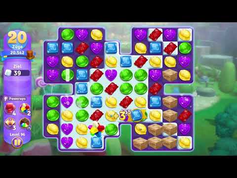Wonka's World of Candy Level 96 no booster [Gameplay Walkthrough] [Zynga]