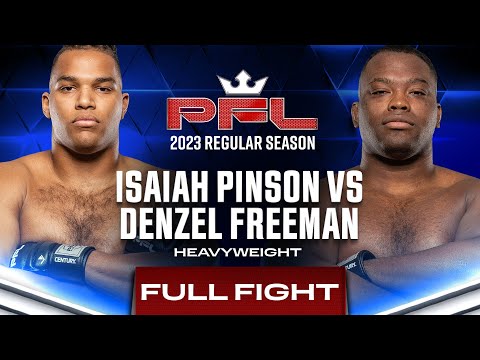 Isaiah Pinson vs Denzel Freeman full fight
