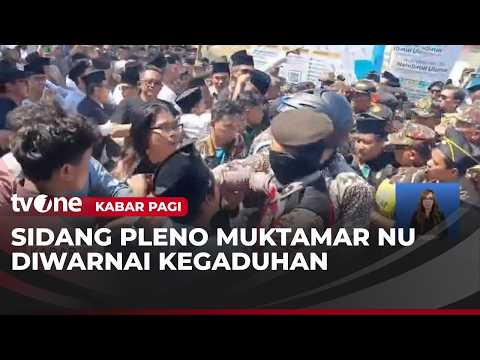 Kericuhan Sempat Terjadi saat Sidang Pleno Muktamar NU, Massa Paksa Temui Panitia | tvOne
