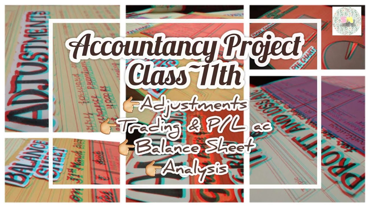Accountancy Project for TERM-2 |Class 11th | Accounts Project | Balance sheet And Trading nd P/L a/c