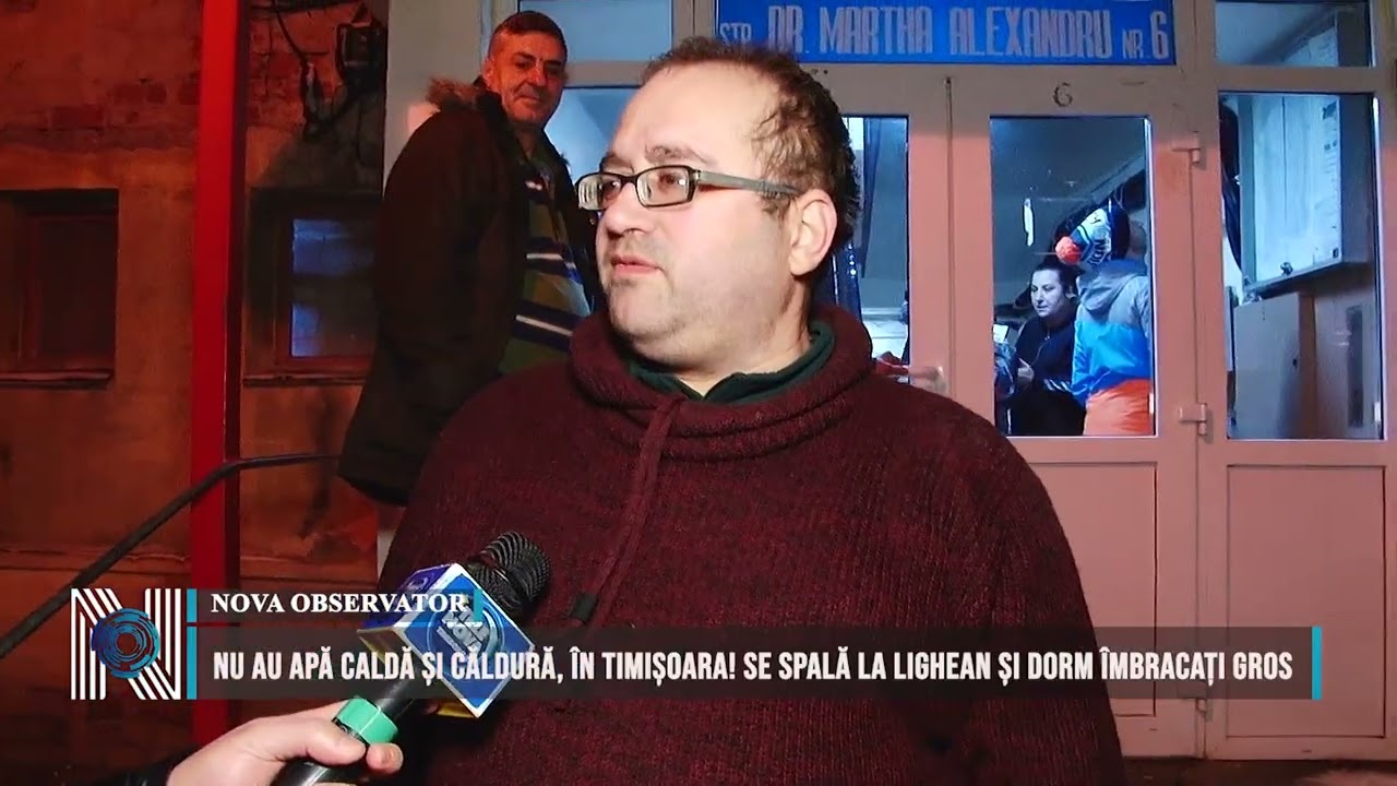 NU AU APĂ CALDĂ ȘI CĂLDURĂ, ÎN TIMIȘOARA! SE SPALĂ LA LIGHEAN ȘI DORM ÎMBRACAȚI GROS