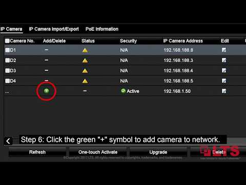 Adding an IP Camera to an NVR over the Network without a Computer - Tips & Tricks