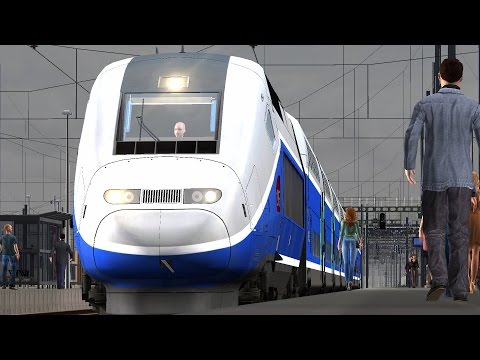 Train Sim: LGV- Marseille to Avignon Route (Sorry about the mic exploding!)