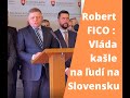 ROBERT FICO SMER SD Vláda Kašle Na ľudí Na Slovensku
