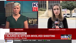 Officer-involved shooting in Harrison County, Texas leaves one person injured
