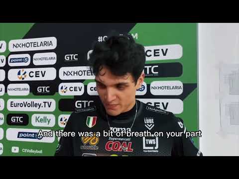 [ENGLISH] Mattia Bottolo #CLVolleyM Post-Match Interview @lubevolleymc : Lisboa vs Lube Civitanova