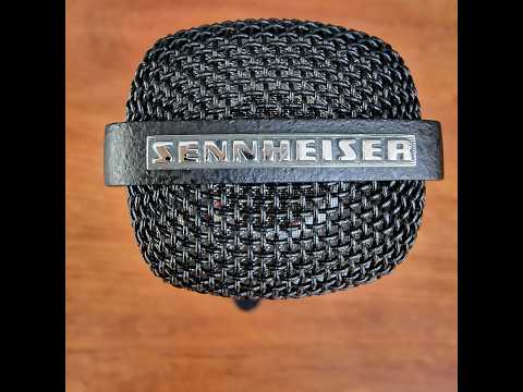 Sennheiser MD 421-N-4 Vintage Mic - Matte Black Block-Logo - S/N 03103 - Video Demo Below image 12