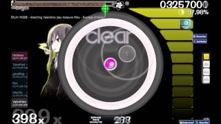 osu! - Gameplay - Hatsune Miku - Everless [Insane] + DT