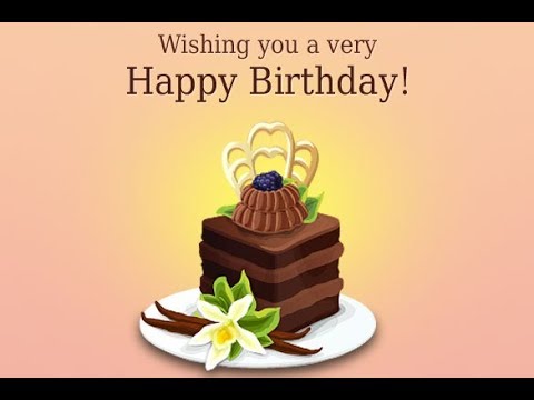 Happy birthday video and song.