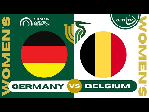 Belgium vs Germany — WOMEN'S Pool — European Ultimate Championships #EUC2023
