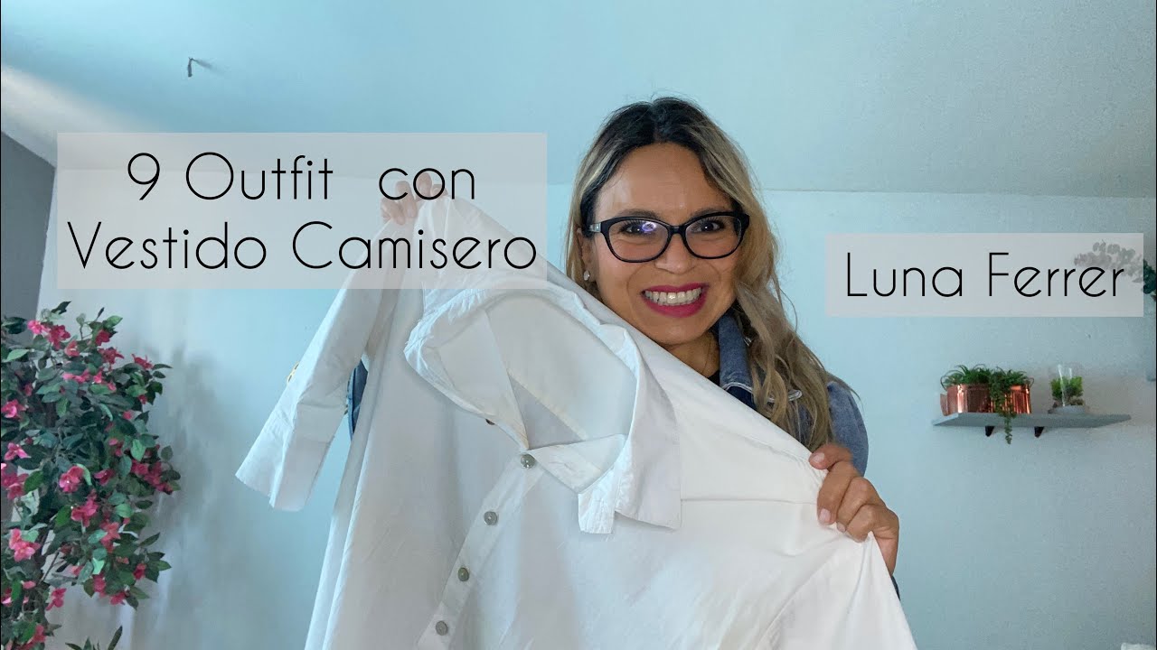 9 Diferentes Outfit con vestido camisero shein | Luna Ferrer Belleza