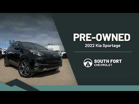 2022 Kia Sportage SX AWD in Black for sale at South Fort Chevrolet in Fort Saskatchewan, AB